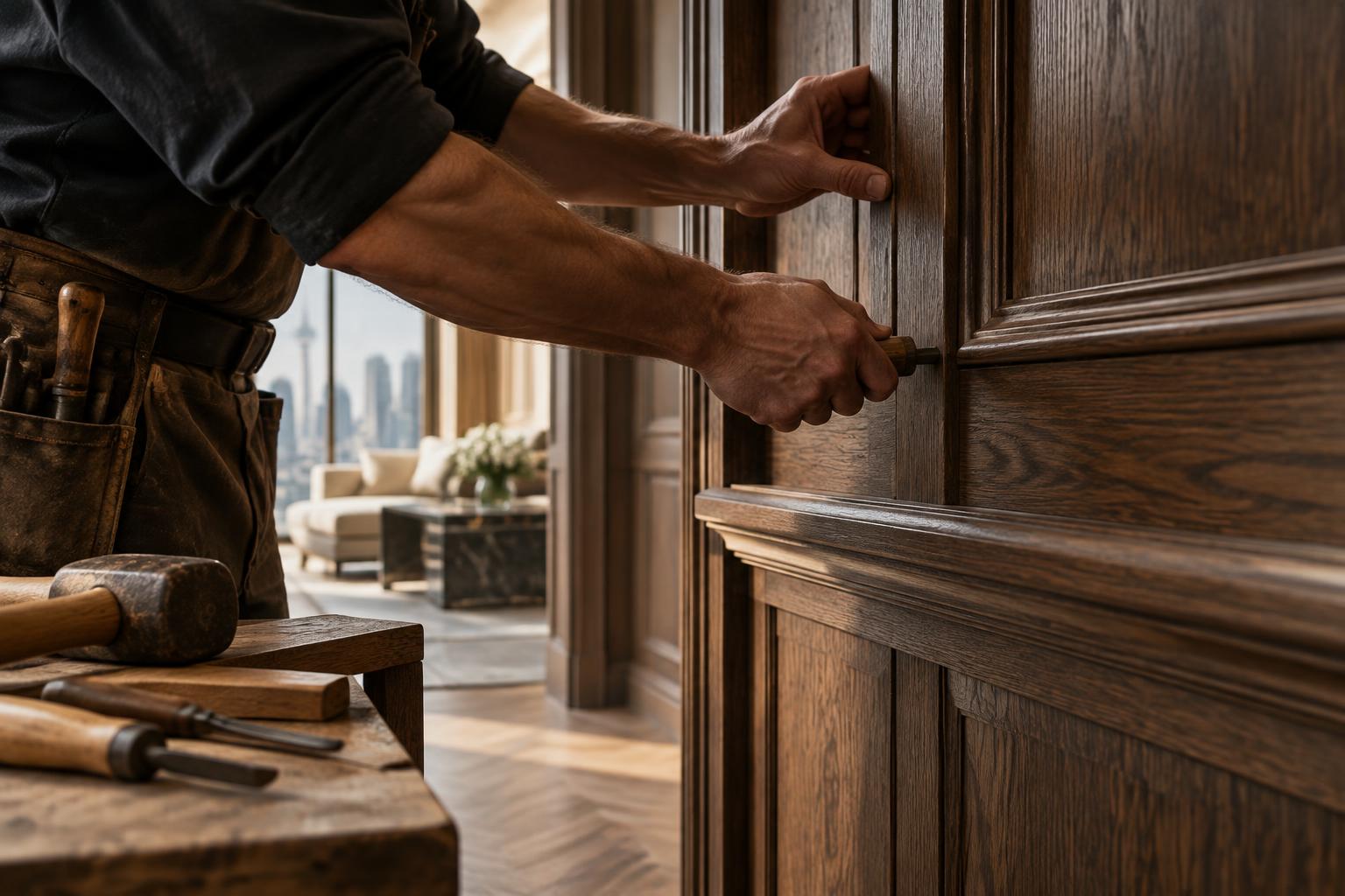 OAK PANEL LIBRARY by Atlas Imperium Group